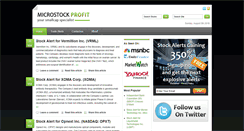 Desktop Screenshot of microstockprofit.com
